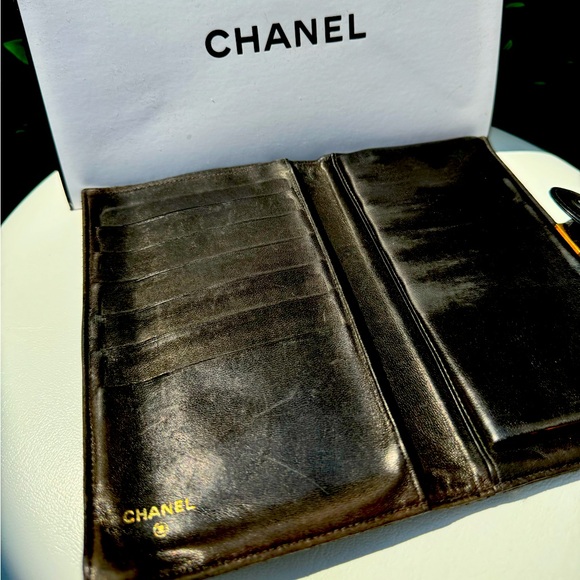 Chanel lamb skin long wallet - Picture 7 of 9
